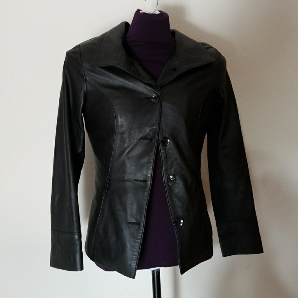 Bugatti Super Cute Leather Jacket - image 3